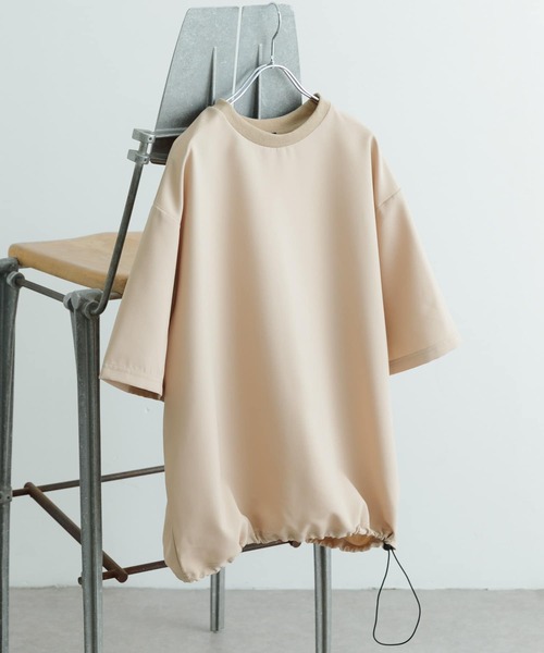ITEMS URBANRESEARCH（アイテムズ アーバンリサーチ）の「『セットアップ対応』吸水速乾 ストレッチトロ布帛 Tシャツ（Tシャツ/カットソー・メンズ・イエロー/グレー/ライトベージュ/ブラック・MEDIUM/LARGE）」の11枚目の写真