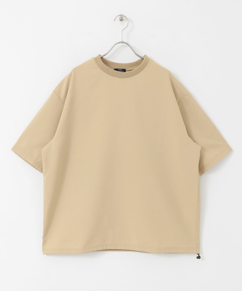 ITEMS URBANRESEARCH（アイテムズ アーバンリサーチ）の「『セットアップ対応』吸水速乾 ストレッチトロ布帛 Tシャツ（Tシャツ/カットソー・メンズ・イエロー/グレー/ライトベージュ/ブラック・MEDIUM/LARGE）」の21枚目の写真