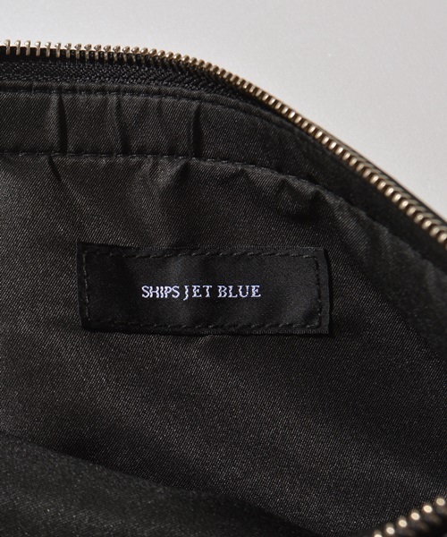 SHIPS JET BLUE(シップスジェットブルー)の「SHIPS JET BLUE(シップス ジェットブルー): フェイクレザー クラッチバッグ(クラッチバッグ・メンズ・ブラック/ブラック×ブラック・ONE SIZE)」の17枚目の写真