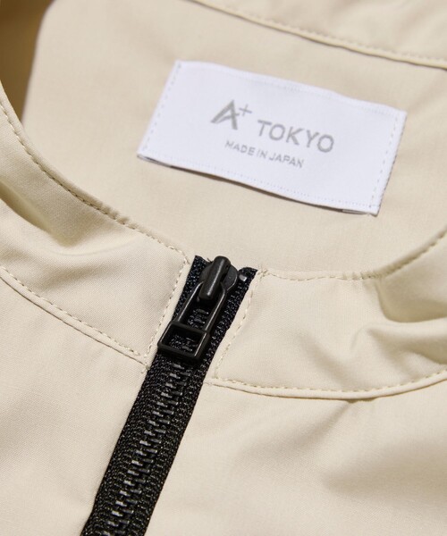 CITY TOKYO(シティトウキョウ)の「<手洗い可能><接触冷感>ZIPオープンレイヤードシャツ(シャツ/ブラウス・レディース・ホワイト/ブラック/ベージュ・FREE)」の9枚目の写真