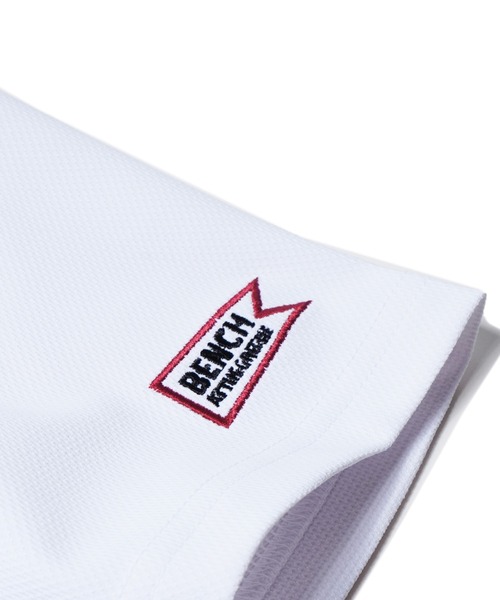 BENCH AT THE GREENE GOLF(ベンチアットザグリーンゴルフ)の「BENCH AT THE GREENE GOLF / BACK PRINT STRETCH SHIRT(Tシャツ/カットソー・メンズ・ホワイト/ブラック・MEDIUM/LARGE/X-LARGE)」の8枚目の写真