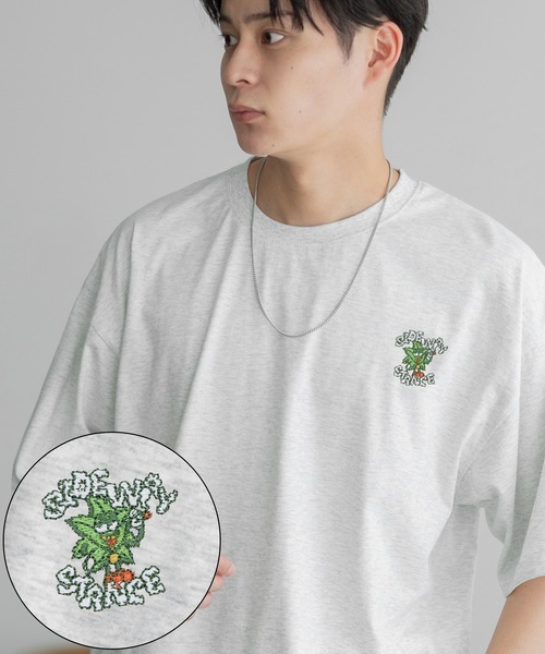 SIDEWAY STANCE(サイドウェイスタンス)の「【SIDEWAY STANCE】オリジナル ワンポイント刺繍 半袖Tシャツ(Tシャツ/カットソー・メンズ・カーキ/ブラック/ホワイト系/ホワイト系1/ホワイト系2/グレー系2/グレー系3/パープル系3/レッド系/グレー/ホワイト系3/ブラック系2/グレー系/パープル系2/ブラック系/ブルー系1/ホワイト/ブラック系1/ブラック系3/グレー系1/ブラック系4/グレー系4/ブラック系6/パープル系6/ホワイト系4/カーキ系5/ホワイト系6/グレー系6/ブラック系5/グレー系5/ホワイト系5/レッド系4/アイボリー/アイボリー系1・MEDIUM/SMALL/LARGE/X-LARGE)」の21枚目の写真