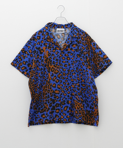 417 EDIFICE（フォーワンセブンエディフィス）の「WAXMAN BROTHERS 417別注 HAWAII SHIRT（シャツ/ブラウス・メンズ・チャコールグレー/ネイビー/ブルー/ブルー系その他・SMALL/MEDIUM）」の4枚目の写真