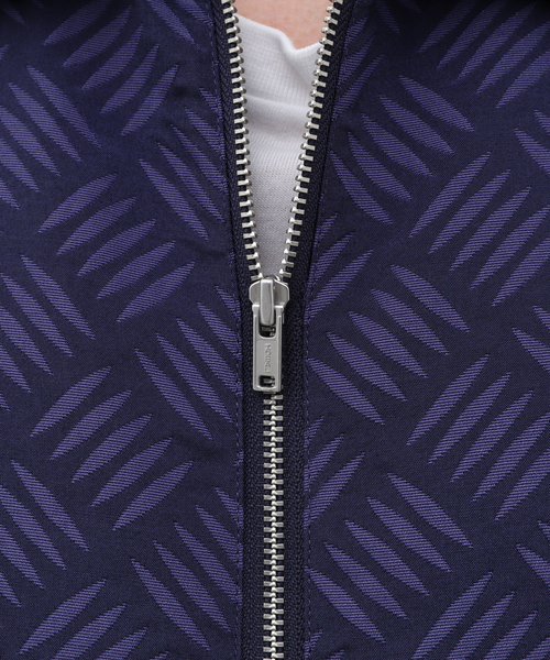 TIGHTBOOTH PRODUCTION(タイトブースプロダクション)の「TBPR / タイトブースプロダクション CHECKER PLATE HALF ZIP SHIRT(シャツ/ブラウス・メンズ・パープル/ブラック・LARGE/MEDIUM)」の9枚目の写真