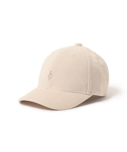 BEAMS HEART(ビームスハート)の「【4色展開】ハンドサイン 細コーデュロイ キャップ(キャップ・レディース・グレー/オフホワイト/ベージュ/ブラック/ブラウン/グリーン・FREE)」の17枚目の写真