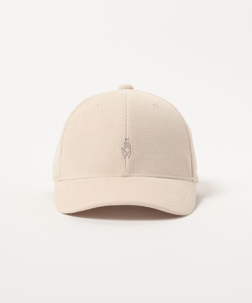 BEAMS HEART(ビームスハート)の「【4色展開】ハンドサイン 細コーデュロイ キャップ(キャップ・レディース・グレー/オフホワイト/ベージュ/ブラック/ブラウン/グリーン・FREE)」の18枚目の写真