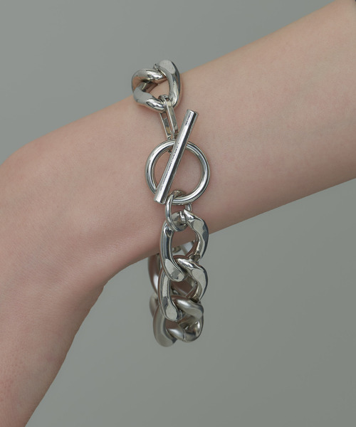 最高品質の フラットリンクチェーンブレス（ブレスレット）｜4quince アクセサリー