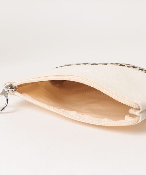 Q(キュー)の「キャンバスミニトート(トートバッグ・レディース・ライトグリーン/レオパード/ベージュ・ONE SIZE)」の20枚目の写真