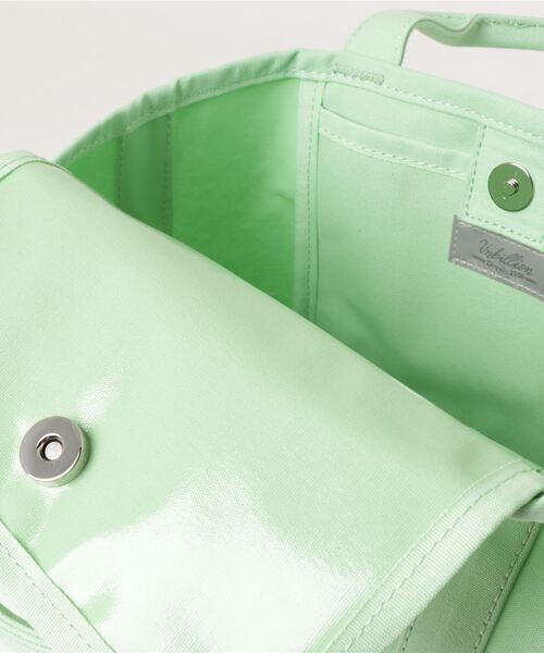 Q(キュー)の「キャンバスミニトート(トートバッグ・レディース・ライトグリーン/レオパード/ベージュ・ONE SIZE)」の21枚目の写真