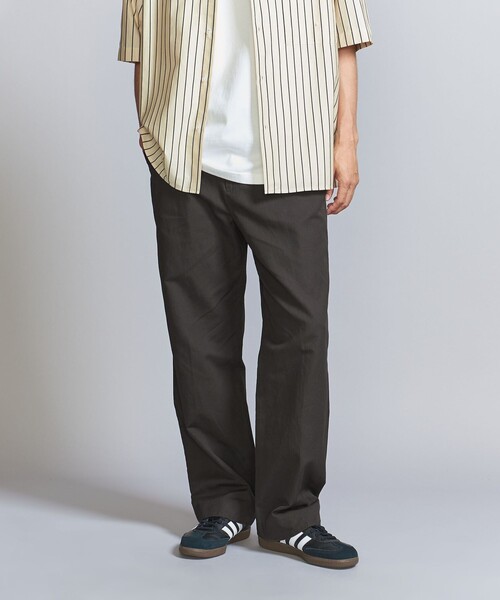 BEAUTY&YOUTH UNITED ARROWS(ビューティーアンドユースユナイテッドアローズ)の「ナチュール モーニングカット ノープリーツ パンツ(その他パンツ・メンズ・ベージュ/ダークグレー・M/L/XL/S)」の2枚目の写真