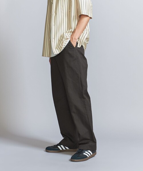 BEAUTY&YOUTH UNITED ARROWS(ビューティーアンドユースユナイテッドアローズ)の「ナチュール モーニングカット ノープリーツ パンツ(その他パンツ・メンズ・ベージュ/ダークグレー・M/L/XL/S)」の4枚目の写真