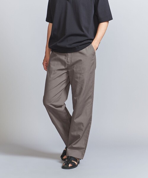 BEAUTY&YOUTH UNITED ARROWS(ビューティーアンドユースユナイテッドアローズ)の「ナチュール モーニングカット ノープリーツ パンツ(その他パンツ・メンズ・ベージュ/ダークグレー・M/L/XL/S)」の7枚目の写真