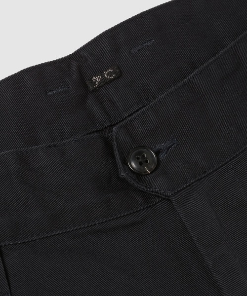 PORTER CLASSIC(ポータークラシック)の「GENE KELLY CHINOS(チノパンツ・メンズ・ブラック/チャコールグレー/ダークネイビー・L)」の8枚目の写真