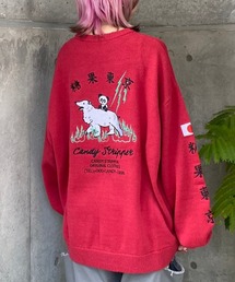 Candy Stripper | CANDY SOUVENIR EMBROIDERY ニット(ニット/セーター)