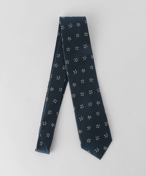 green label relaxing（グリーンレーベルリラクシング）の「GLR シルク③ 8.0cm コモン1 ネクタイ（ネクタイ・メンズ・ネイビー/ダークグレー・FREE）」の3枚目の写真