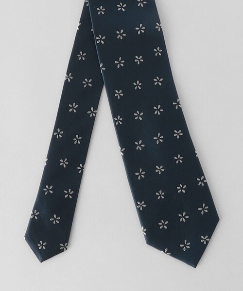 green label relaxing（グリーンレーベルリラクシング）の「GLR シルク③ 8.0cm コモン1 ネクタイ（ネクタイ・メンズ・ネイビー/ダークグレー・FREE）」の4枚目の写真