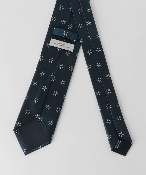green label relaxing（グリーンレーベルリラクシング）の「GLR シルク③ 8.0cm コモン1 ネクタイ（ネクタイ・メンズ・ネイビー/ダークグレー・FREE）」の5枚目の写真