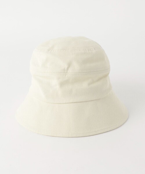 BEAUTY&YOUTH UNITED ARROWS(ビューティーアンドユースユナイテッドアローズ)の「コットン バックベルト バケットハット(ハット・レディース・ブラック/オフホワイト・FREE)」の9枚目の写真