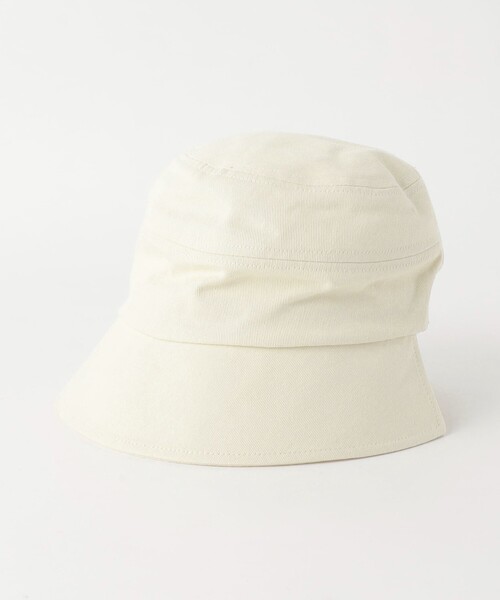 BEAUTY&YOUTH UNITED ARROWS(ビューティーアンドユースユナイテッドアローズ)の「コットン バックベルト バケットハット(ハット・レディース・ブラック/オフホワイト・FREE)」の10枚目の写真