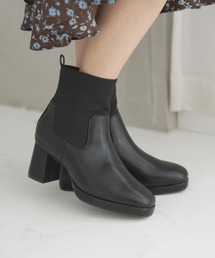 mysty woman | ニットストームショートブーツ　143358(ブーツ)