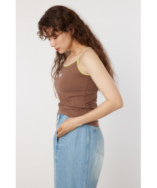 RODEO CROWNS WIDE BOWL（ロデオクラウンズワイドボウル）の「シリコンポイントキャミソール（キャミソール・レディース・ブルー/ピンク/ブラウン・FREE）」の16枚目の写真