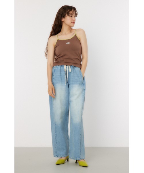 RODEO CROWNS WIDE BOWL（ロデオクラウンズワイドボウル）の「シリコンポイントキャミソール（キャミソール・レディース・ブルー/ピンク/ブラウン・FREE）」の18枚目の写真