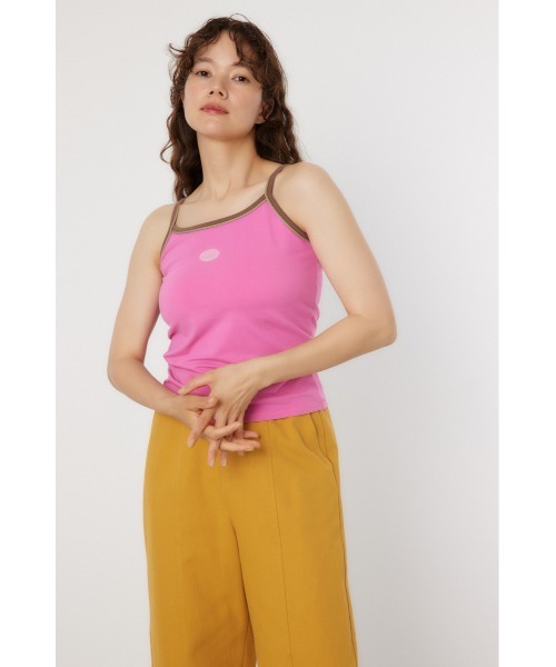 RODEO CROWNS WIDE BOWL（ロデオクラウンズワイドボウル）の「シリコンポイントキャミソール（キャミソール・レディース・ブルー/ピンク/ブラウン・FREE）」の8枚目の写真