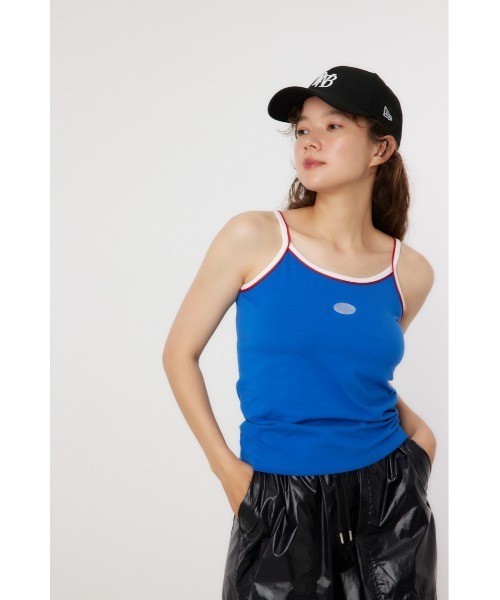 RODEO CROWNS WIDE BOWL（ロデオクラウンズワイドボウル）の「シリコンポイントキャミソール（キャミソール・レディース・ブルー/ピンク/ブラウン・FREE）」の4枚目の写真