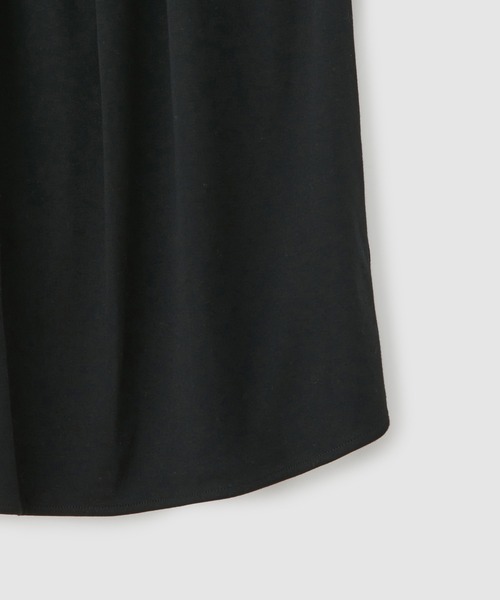 ROPE'（ロペ）の「サテンギャザーネックフレンチスリーブカットソー（Tシャツ/カットソー・レディース・ブラック/ホワイト・FREE）」の5枚目の写真