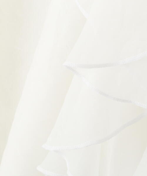 PROPORTION BODY DRESSING（プロポーションボディドレッシング）の「ラッフル袖ブラウス / 1214210903（シャツ/ブラウス・レディース・グレー/ホワイト・SMALL/MEDIUM）」の3枚目の写真