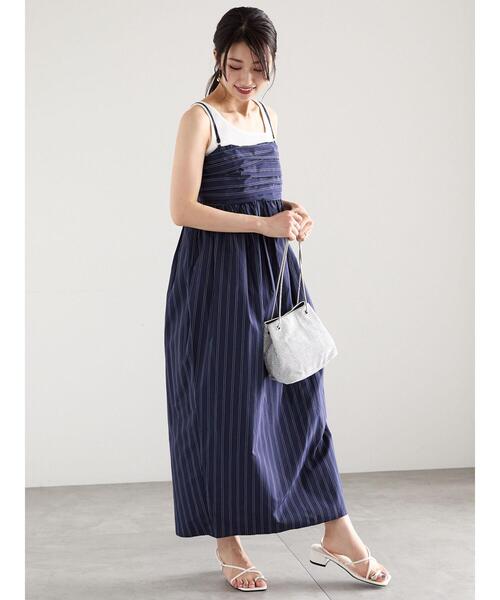 Te chichi(テチチ)の「前後2WAYアシンメトリーネックタンクトップ(Tシャツ/カットソー・レディース・オフホワイト/グレー/ブラック・F)」の10枚目の写真