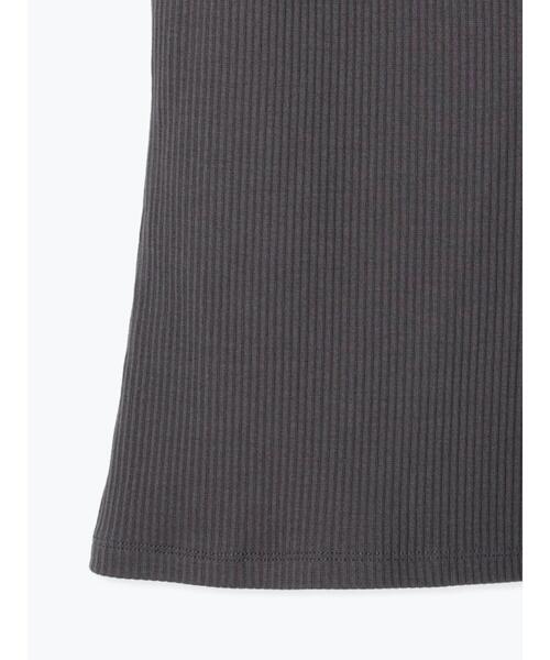 Te chichi(テチチ)の「前後2WAYアシンメトリーネックタンクトップ(Tシャツ/カットソー・レディース・オフホワイト/グレー/ブラック・F)」の17枚目の写真