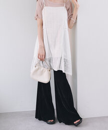 Kastane | 【2サイズ展開】ベロアチュールパンツ(その他パンツ)