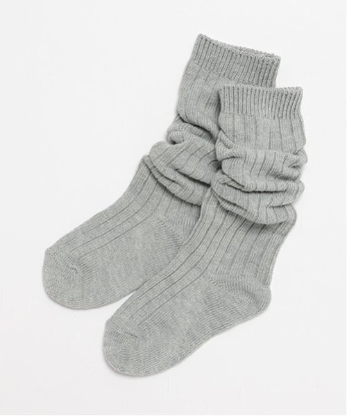 petit main（プティマイン）の「2wayルーズソックス（ソックス/靴下・キッズ・ベージュ/オフホワイト/グレー・S/M/L）」の3枚目の写真