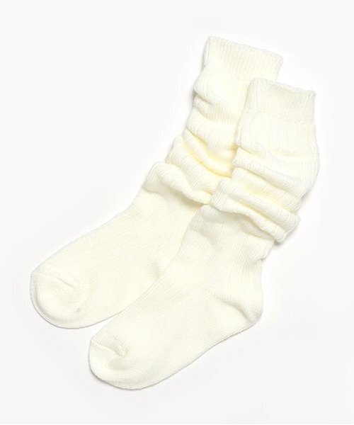 petit main（プティマイン）の「2wayルーズソックス（ソックス/靴下・キッズ・ベージュ/オフホワイト/グレー・S/M/L）」の2枚目の写真