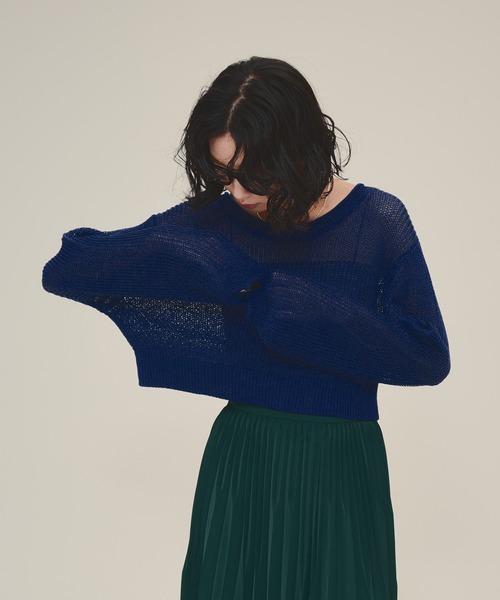 eL（エル）の「【eL】5G Paper Like Pullover/143953（ニット/セーター