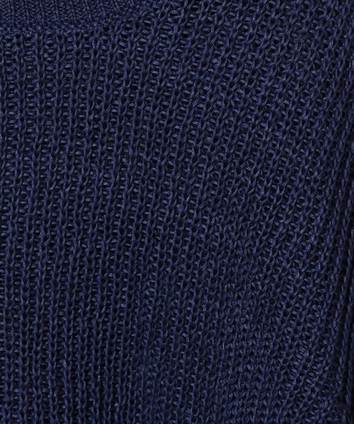 eL（エル）の「【eL】5G Paper Like Pullover/143953（ニット/セーター・レディース・グレー/ネイビー・FREE）」の21枚目の写真