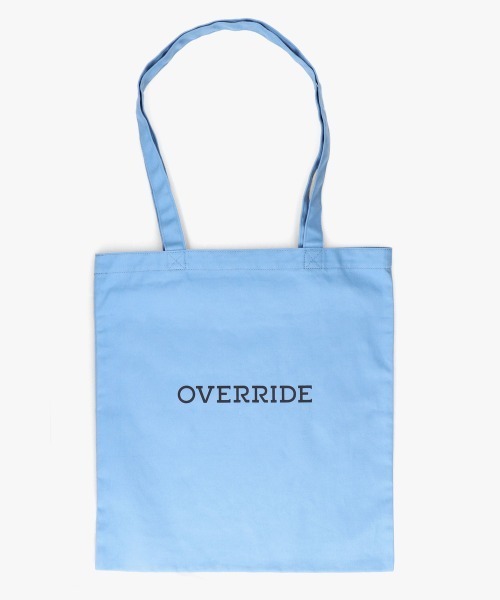 OVERRIDE(オーバーライド)の「SANLEMO X OVERRIDE TOTE BAG / オーバーライド(トートバッグ・レディース・ライトブルー/ライトパープル・FREE)」の4枚目の写真