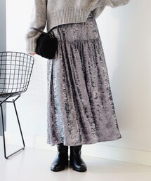 B:MING by BEAMS（ビーミングバイビームス）の「シャイニー スカート（S～M）（スカート・レディース）」