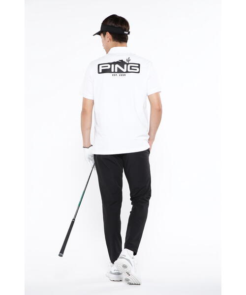 【セール】【PING APPAREL】ストレッチカノコ半袖ポロシャツ ＜EARLY AUTUMN＞ (MENS)（ポロシャツ）｜PING（ピン）