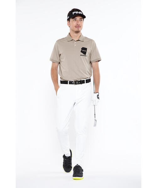【セール】【PING APPAREL】ストレッチカノコ半袖ポロシャツ ＜EARLY AUTUMN＞ (MENS)（ポロシャツ）｜PING（ピン）