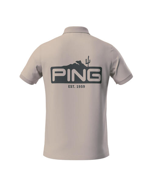 【セール】【PING APPAREL】ストレッチカノコ半袖ポロシャツ ＜EARLY AUTUMN＞ (MENS)（ポロシャツ）｜PING（ピン）