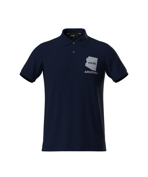 【セール】【PING APPAREL】ストレッチカノコ半袖ポロシャツ ＜EARLY AUTUMN＞ (MENS)（ポロシャツ）｜PING（ピン）