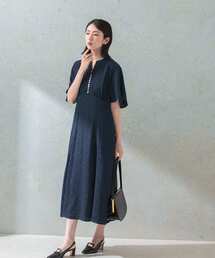 URBAN RESEARCH ROSSO WOMEN | ハーフスリーブジャガードワンピース(ワンピース)