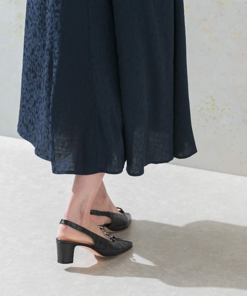 URBAN RESEARCH ROSSO WOMEN（アーバンリサーチ　ロッソ）の「ハーフスリーブジャガードワンピース（ワンピース・レディース・ネイビー/オレンジ系その他・FREE）」の15枚目の写真