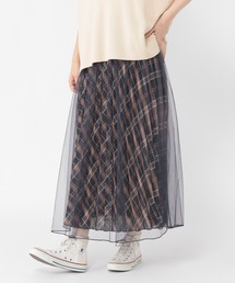 studio CLIP | チュールチェックセパレートスカート(スカート)