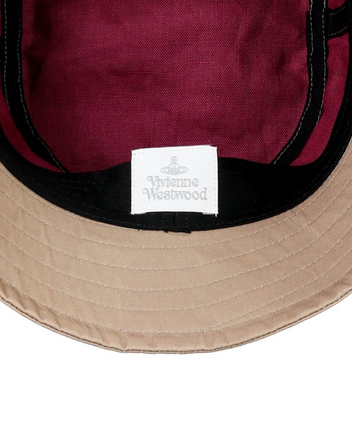 ヴィヴィアン・ウエストウッド オーガニックコットン ツイル バケットハット Vivienne Westwood ACCESSORIES（ヴィヴィアンウエストウッド