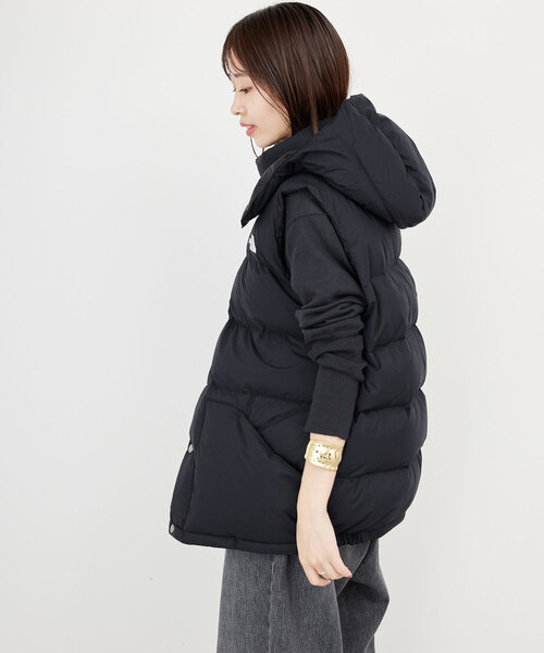 THE NORTH FACE(ザノースフェイス)の「THE NORTH FACE / ザ ノースフェイス CAMP Sierra Vest ND92231(ダウンベスト・レディース・ブラック・MEDIUM)」の8枚目の写真