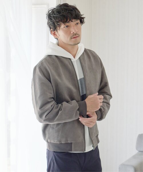 ikka（イッカ）の「フェイクスエードブルゾン（ブルゾン・メンズ・ベージュ/ブラック/スモークグレー・XL/L/M/S）」の14枚目の写真