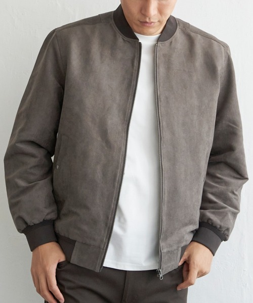 ikka（イッカ）の「フェイクスエードブルゾン（ブルゾン・メンズ・ベージュ/ブラック/スモークグレー・XL/L/M/S）」の12枚目の写真